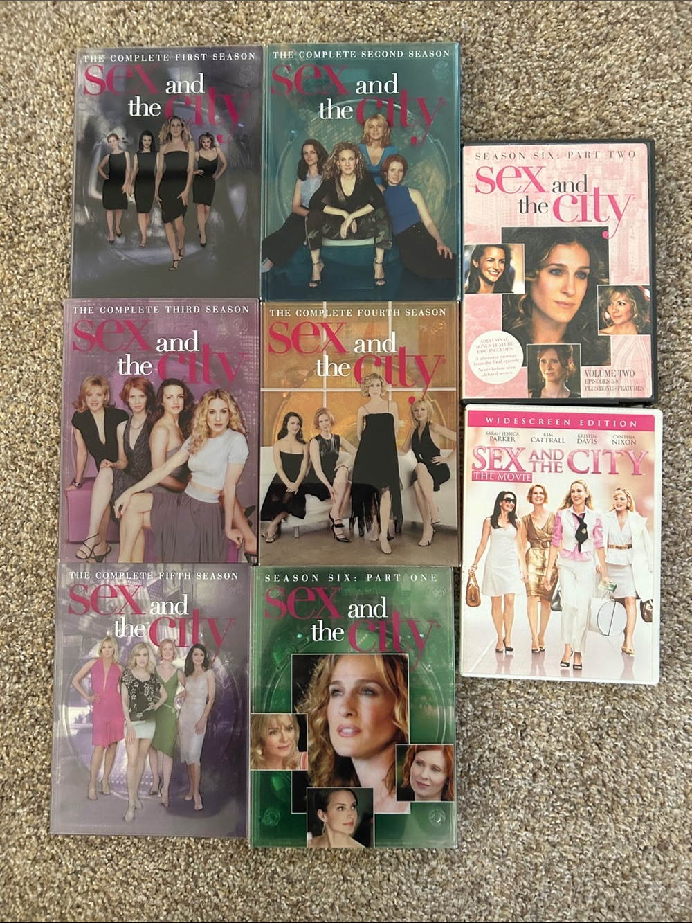 Sex and the City DVD Box Set Collection all (6) seasons and The Movie like new